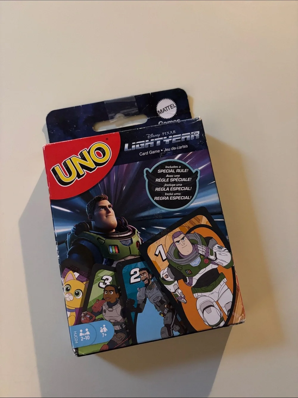 Mattel UNO Lightyear Card Game – Blue, Red, Green, Orange